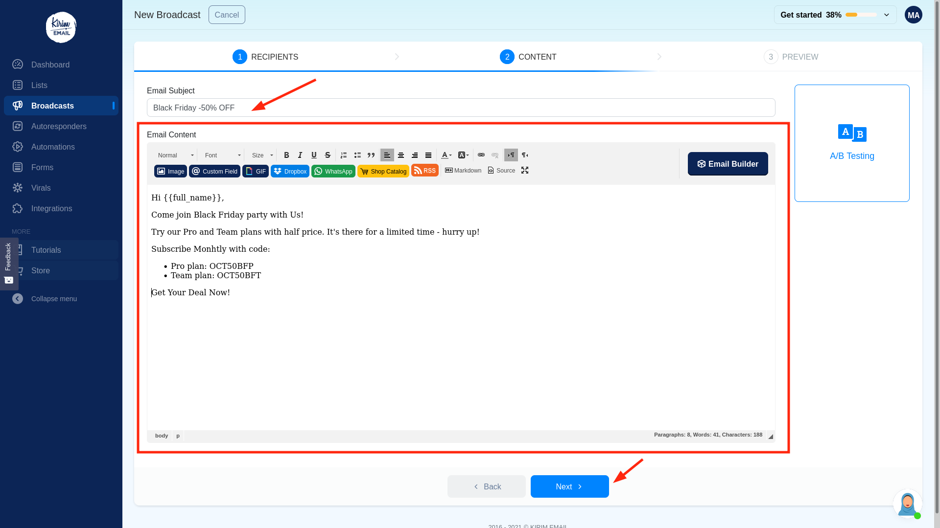 Cara Mengirim Email Broadcast Dan Membaca Laporannya - KIRIM.EMAIL